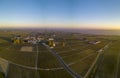 Route des Chateaux, Vineyard in Medoc, amous wine estate of Bordeaux wine