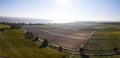 Route des Chateaux, Vineyard in Medoc, amous wine estate of Bordeaux wine