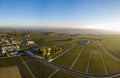 Route des Chateaux, Vineyard in Medoc, amous wine estate of Bordeaux wine