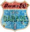 Route 66 garage sign