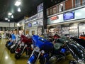 Route 66 Harley Davidson in Tulsa, Oklahoma, display of motorcycles