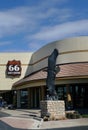 Route 66 Harley Davidson in Tulsa, Oklahoma, exterior with Eagle sculpture