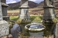 Queen`s Well. Route from Invermark to Mount Keen. Aberdeenshire, Scotland