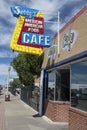 Route 66, Jerry`s Mexican Food Cafe, Gallup, New Mexico Royalty Free Stock Photo