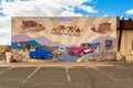 Route 66 Mural in Kingman Arizona USA