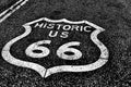 Route 66 of national highway historic road