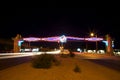 Route 66 neon at night Royalty Free Stock Photo