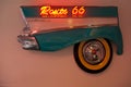 Route 66 neon sign