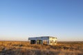 Route 66, Old gas Station, Gelnrio, Texas Royalty Free Stock Photo