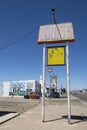 Route 66, Old Signs, Travel, Tucumcari, New Mexico Royalty Free Stock Photo