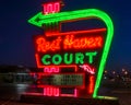 Route 66: Rest Haven Court, Springfield, MO Royalty Free Stock Photo