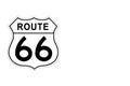Route 66 Road Sign. Royalty Free Stock Photo