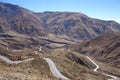 Road as a snake - route 33 - salta, argentina