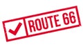 Route 66 rubber stamp