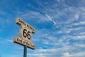 Route 66 Santa Monica Sign Royalty Free Stock Photo