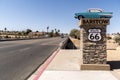Route 66 Sign at Barstow Station California