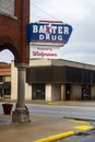 Route 66 Sign, Baxter Springs Drug Pharmacy