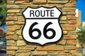 Route 66 sign Royalty Free Stock Photo