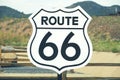 Route 66 sign Royalty Free Stock Photo