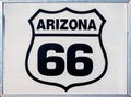 Route 66 Sign in Williams, Arizona Royalty Free Stock Photo