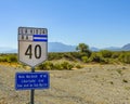 Route Signpost Information, La Rioja, Argentina