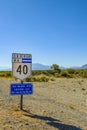 Route Signpost Information, La Rioja, Argentina