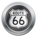 Route 66 Silver Icon