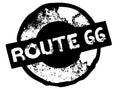 Route 66 stamp on white