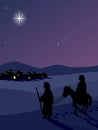 On route to Bethlehem Royalty Free Stock Photo