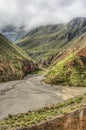 Route 13 to Iruya in Salta Province, Argentina Royalty Free Stock Photo