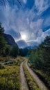 Route to Piedra del Fraile, Santa Cruz, Patagonia, Argentina Royalty Free Stock Photo