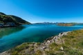 Route 862 in Troms, Northern Norway Royalty Free Stock Photo