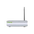 router dsl modem cartoon vector illustration