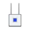 router 5g modem cartoon vector illustration