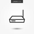 Router icon vector illustration