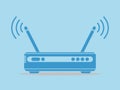 Router icon, vector illustration