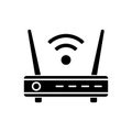 Router icon vector on trendy design