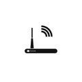 router line icon, outline and solid vector logo, linear pictogram isolated on white, pixel perfect illustration Royalty Free Stock Photo