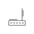Router, networking icon. Simple line, outline vector elements of storage and cloud icons for ui and ux, website or mobile Royalty Free Stock Photo