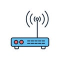 Router related vector icon