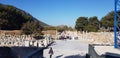 Routes and details of the ancient city of Izmir Ephesus, in Turkey