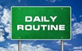 Daily Routine concept Royalty Free Stock Photo