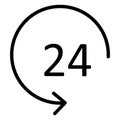 Daily routine   Isolated Vector icon which can easily modify or edit Royalty Free Stock Photo