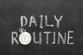 Daily routine watch Royalty Free Stock Photo