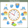 Daily Routines sheet. - Worksheet