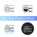 ROV icon Royalty Free Stock Photo