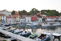 Rovenska,island Losinj,Croatia,harbor with vessels Royalty Free Stock Photo