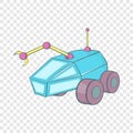 Rover icon, cartoon style Royalty Free Stock Photo