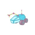 Rover icon, cartoon style Royalty Free Stock Photo