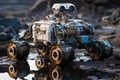 Rover space auto mobil robot generate with Ai.